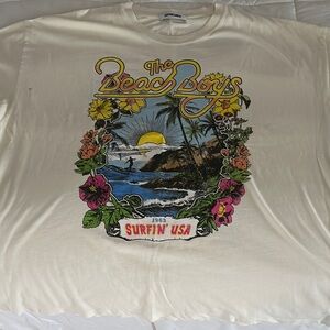 Free people daydreamer Beach Boys Graphic Cream T-Shirt